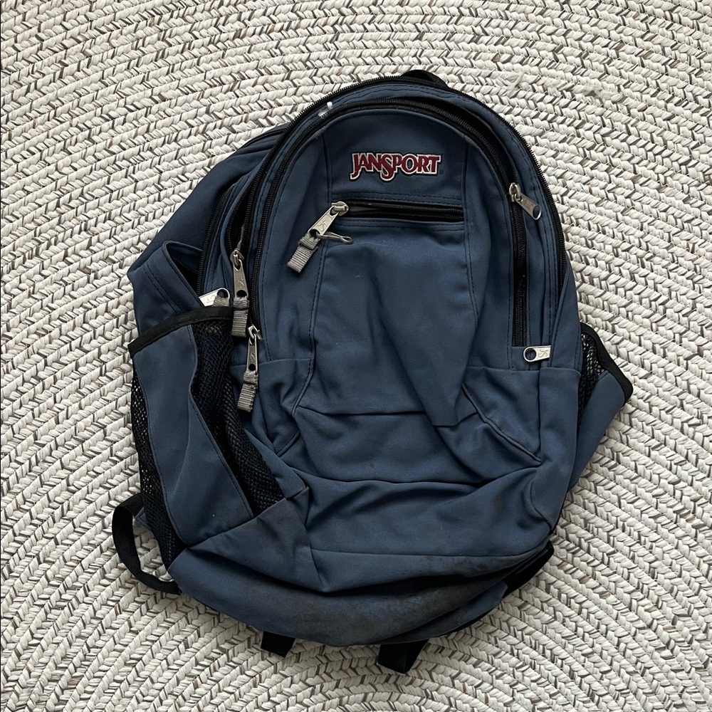 Jansport Navy Blue Backpack